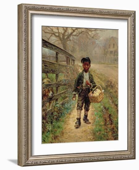 Protecting the Groceries, 1886-Edward Lamson Henry-Framed Giclee Print