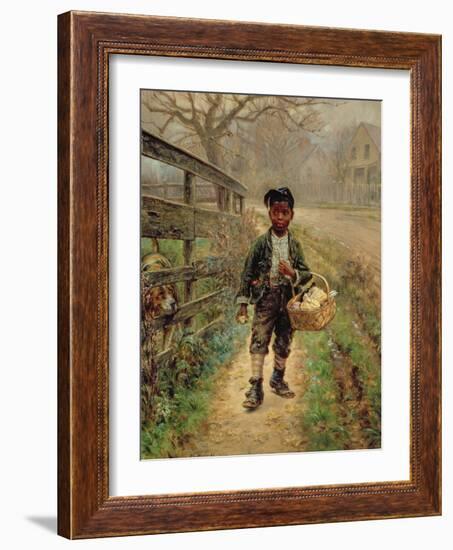 Protecting the Groceries, 1886-Edward Lamson Henry-Framed Giclee Print