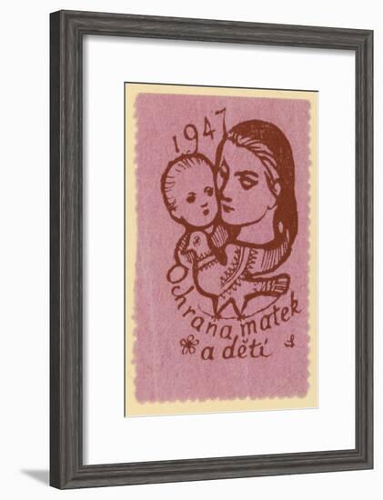 Protection of Mothers and Children, 1947-null-Framed Giclee Print