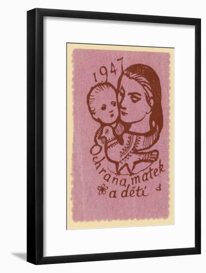 Protection of Mothers and Children, 1947-null-Framed Giclee Print