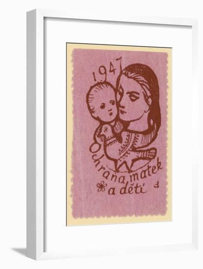 Protection of Mothers and Children, 1947-null-Framed Giclee Print