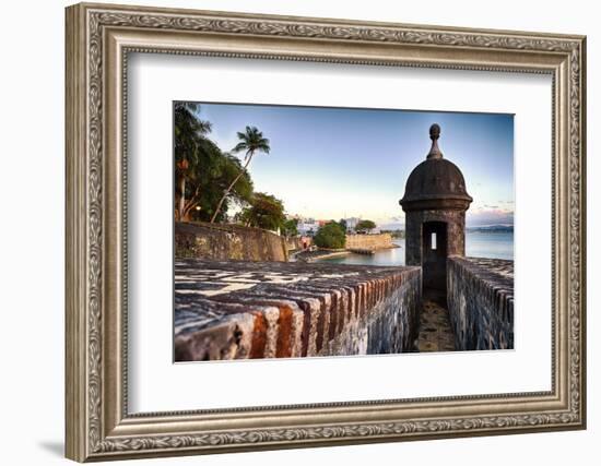 Protection of San Juan Harbor, Puerto Rico-George Oze-Framed Photographic Print