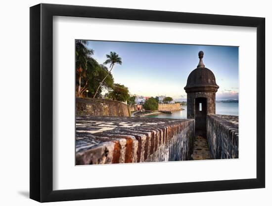 Protection of San Juan Harbor, Puerto Rico-George Oze-Framed Photographic Print