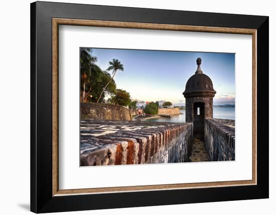 Protection of San Juan Harbor, Puerto Rico-George Oze-Framed Photographic Print