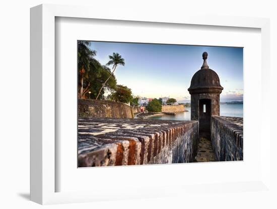 Protection of San Juan Harbor, Puerto Rico-George Oze-Framed Photographic Print