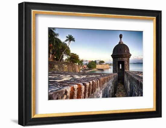 Protection of San Juan Harbor, Puerto Rico-George Oze-Framed Photographic Print