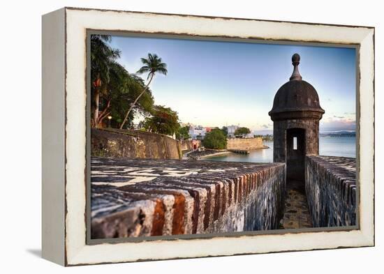 Protection of San Juan Harbor, Puerto Rico-George Oze-Framed Premier Image Canvas