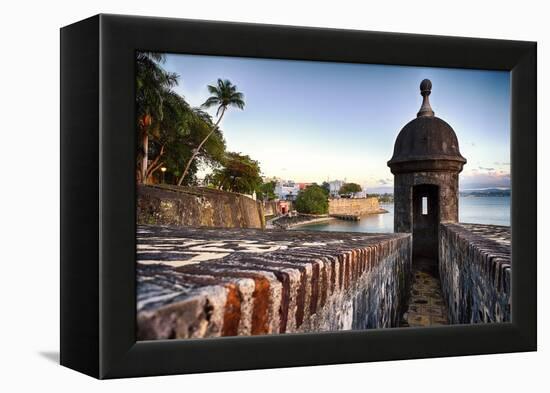 Protection of San Juan Harbor, Puerto Rico-George Oze-Framed Premier Image Canvas