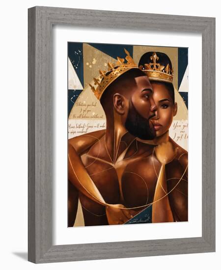 Protection-Salaam Muhammad-Framed Art Print