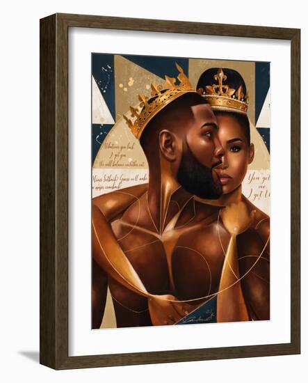 Protection-Salaam Muhammad-Framed Art Print