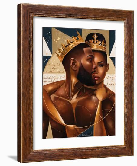 Protection-Salaam Muhammad-Framed Art Print