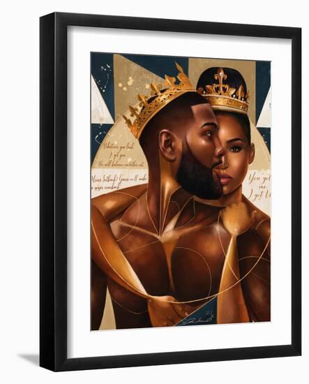 Protection-Salaam Muhammad-Framed Art Print