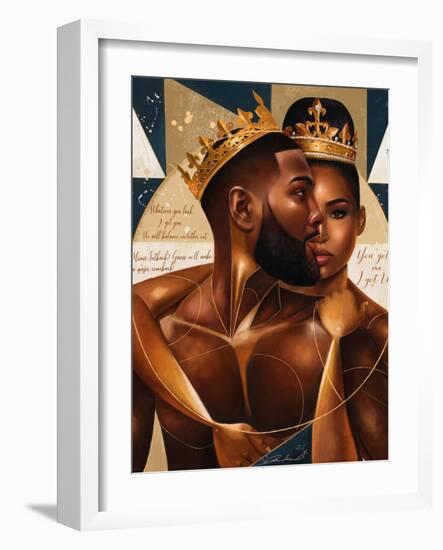 Protection-Salaam Muhammad-Framed Art Print