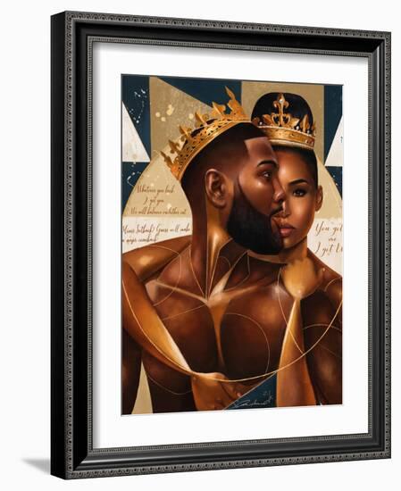 Protection-Salaam Muhammad-Framed Art Print