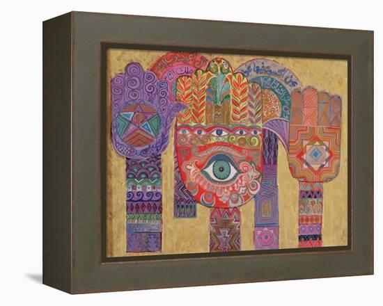 Protective Amulets, 1992-Laila Shawa-Framed Premier Image Canvas