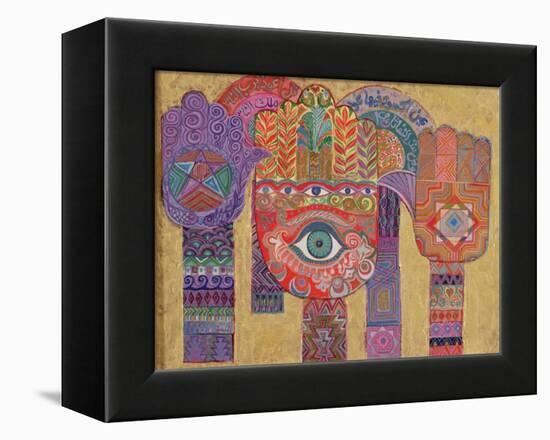 Protective Amulets, 1992-Laila Shawa-Framed Premier Image Canvas