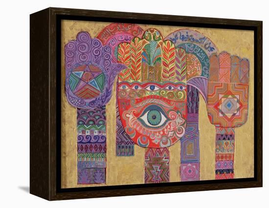 Protective Amulets, 1992-Laila Shawa-Framed Premier Image Canvas