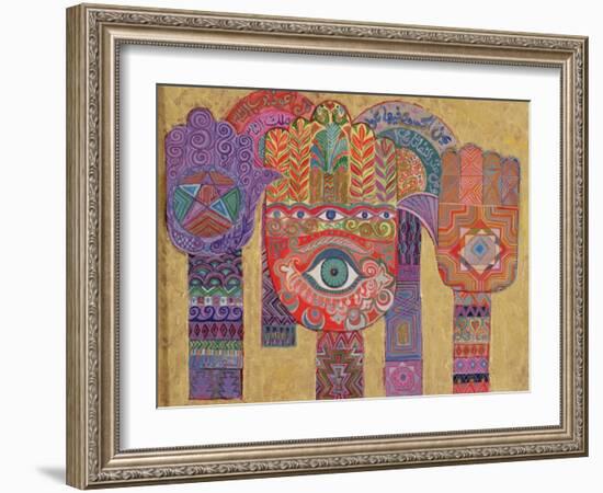 Protective Amulets, 1992-Laila Shawa-Framed Giclee Print