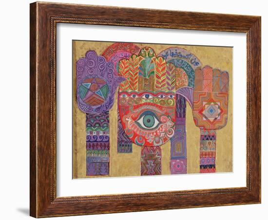 Protective Amulets, 1992-Laila Shawa-Framed Giclee Print