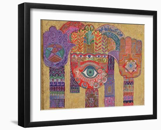 Protective Amulets, 1992-Laila Shawa-Framed Giclee Print