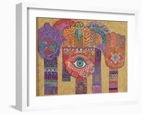 Protective Amulets, 1992-Laila Shawa-Framed Giclee Print