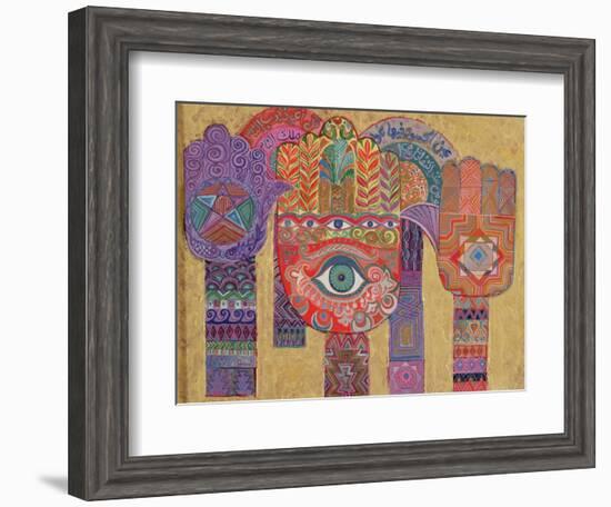 Protective Amulets, 1992-Laila Shawa-Framed Giclee Print