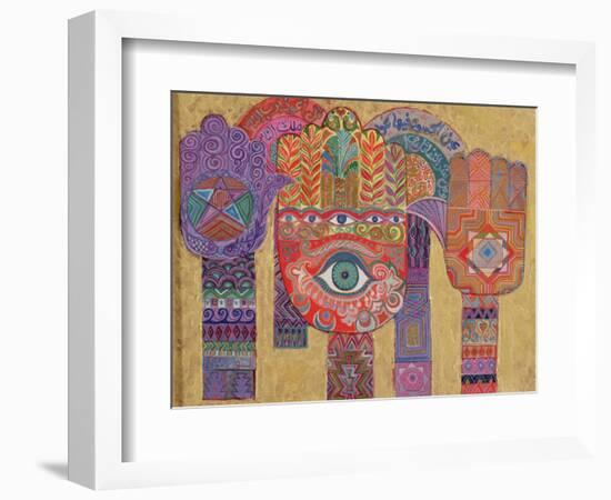 Protective Amulets, 1992-Laila Shawa-Framed Giclee Print