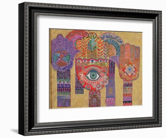 Protective Amulets, 1992-Laila Shawa-Framed Giclee Print