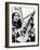 Protest Folk Singer Joan Baez Performing in 1965-null-Framed Photo