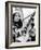 Protest Folk Singer Joan Baez Performing in 1965-null-Framed Photo