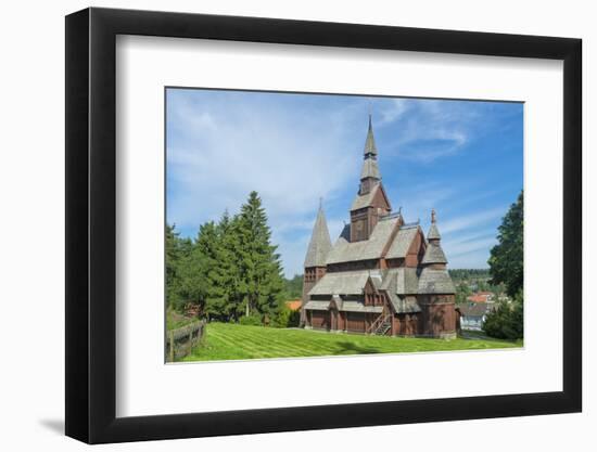 Protestant Gustav Adolf Stave Church, Hahnenklee, Harz, Lower Saxony, Germany, Europe-G & M Therin-Weise-Framed Photographic Print