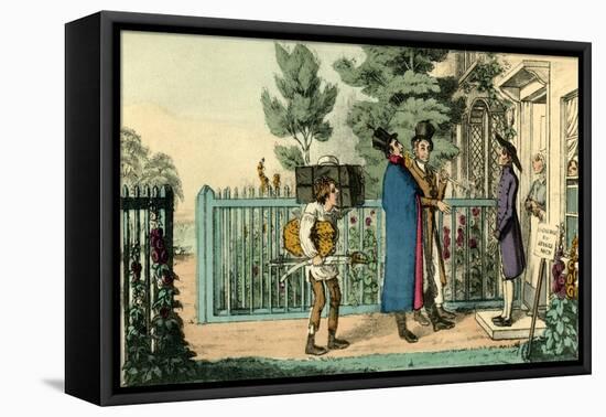 Proteus in search of Lodgings-Theodore Lane-Framed Premier Image Canvas