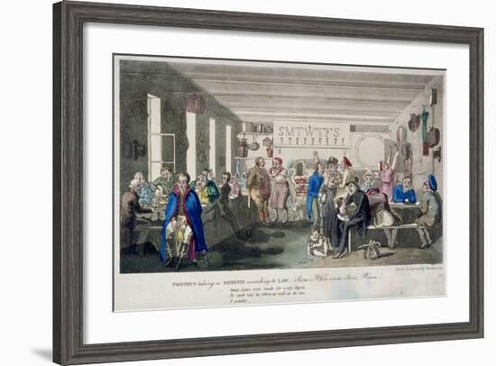 Proteus Taking a Benefit According to Law, 1825-Theodore Lane-Framed Giclee Print