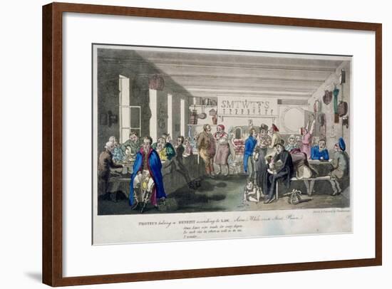 Proteus Taking a Benefit According to Law, 1825-Theodore Lane-Framed Giclee Print