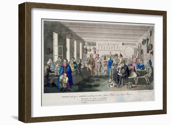 Proteus Taking a Benefit According to Law, 1825-Theodore Lane-Framed Giclee Print
