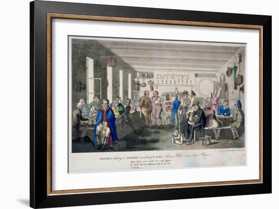 Proteus Taking a Benefit According to Law, 1825-Theodore Lane-Framed Giclee Print