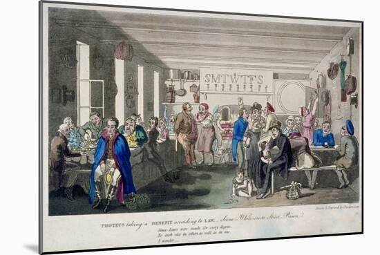 Proteus Taking a Benefit According to Law, 1825-Theodore Lane-Mounted Giclee Print