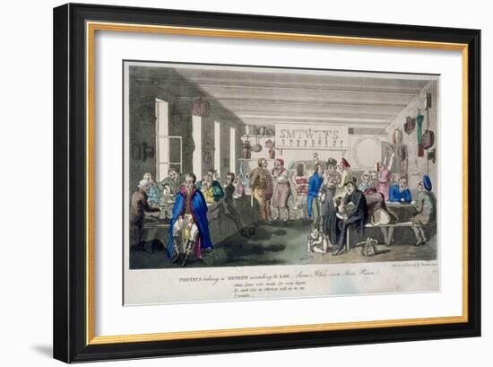 Proteus Taking a Benefit According to Law, 1825-Theodore Lane-Framed Giclee Print