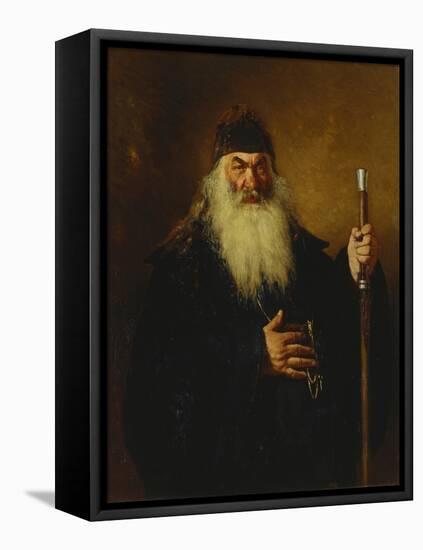 Protodeacon, 1877-Ilya Yefimovich Repin-Framed Premier Image Canvas