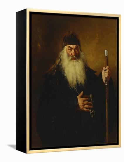 Protodeacon, 1877-Ilya Yefimovich Repin-Framed Premier Image Canvas