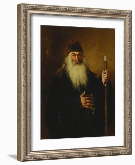 Protodeacon, 1877-Ilya Yefimovich Repin-Framed Giclee Print