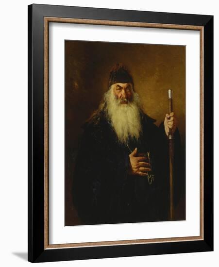 Protodeacon, 1877-Ilya Yefimovich Repin-Framed Giclee Print