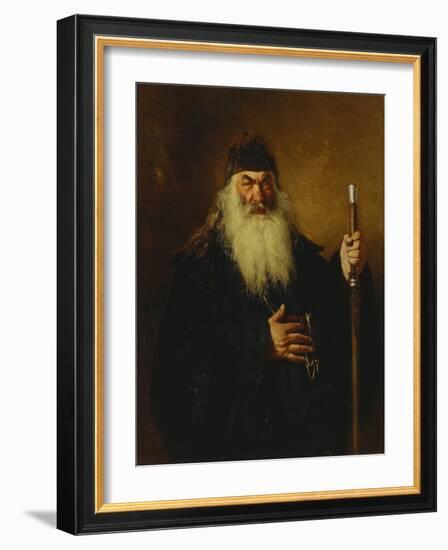 Protodeacon, 1877-Ilya Yefimovich Repin-Framed Giclee Print