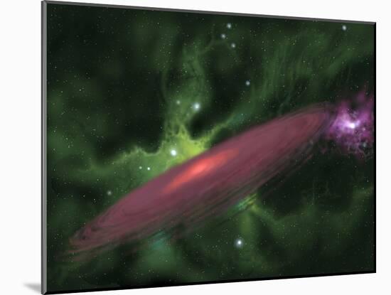 Protostellar Disk-Stocktrek Images-Mounted Photographic Print