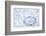 Protractor on the Background of Mathematical Formulas and Algorithms-Andrey Armyagov-Framed Photographic Print