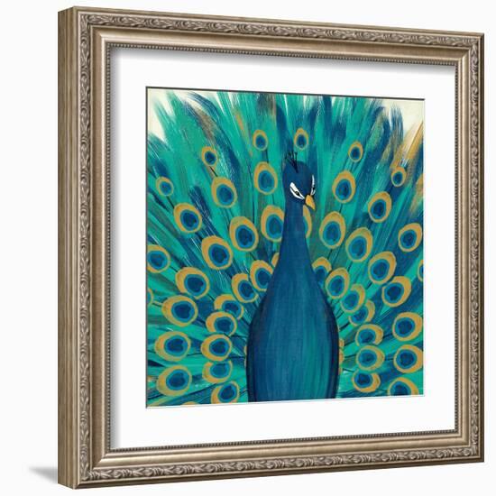 Proud as a Peacock I-Veronique Charron-Framed Art Print