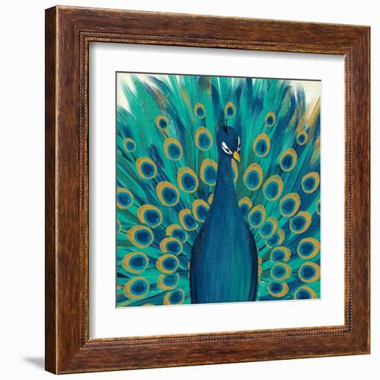 Proud as a Peacock I-Veronique Charron-Framed Art Print