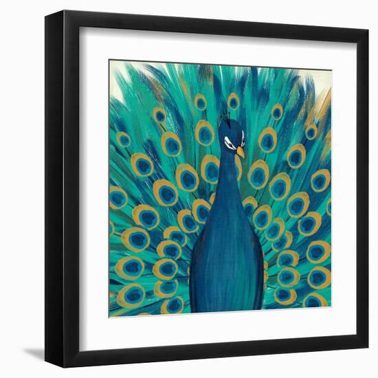 Proud as a Peacock I-Veronique Charron-Framed Art Print