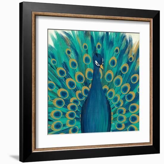 Proud as a Peacock I-Veronique Charron-Framed Art Print