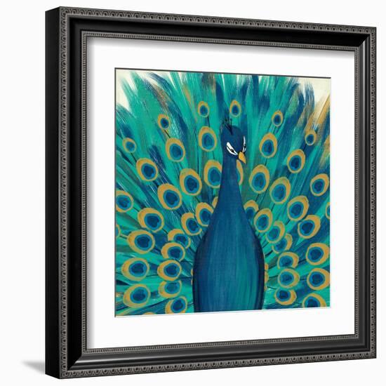 Proud as a Peacock I-Veronique Charron-Framed Art Print